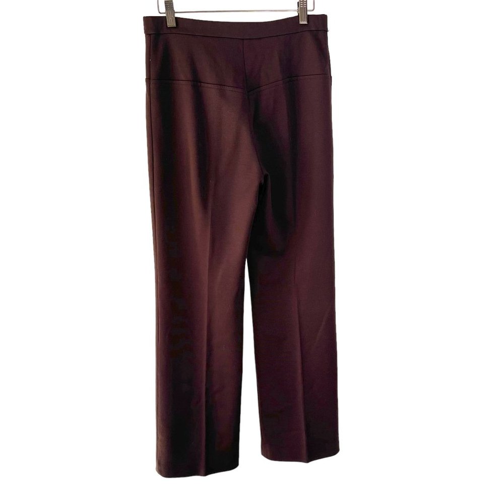 Vintage 70s Dark Brown High Rise Wide Leg Medium Tall - Picture 3 of 9